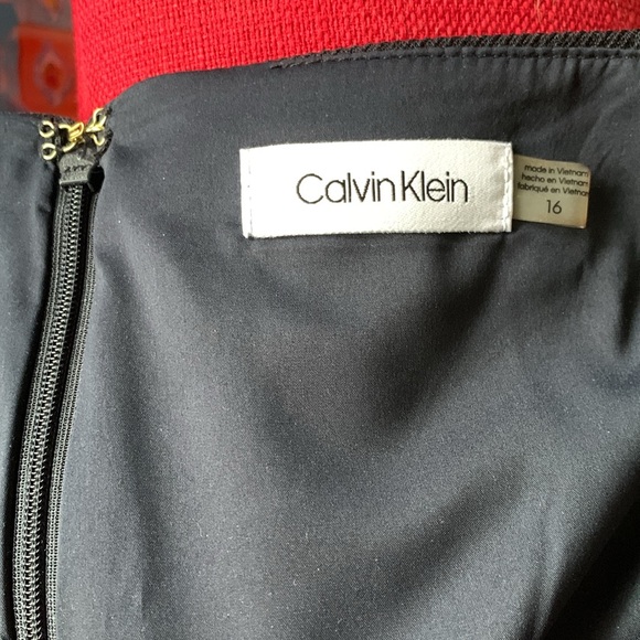 Calvin Klein Textured Skirt Size 16 - Picture 5 of 6